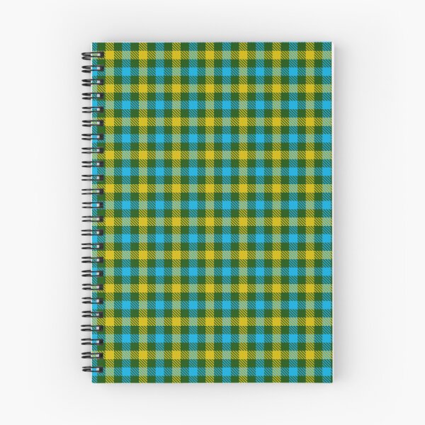 Item preview, Yellow And Blue On Green Gingham Check   designed and sold by PatternTitan.