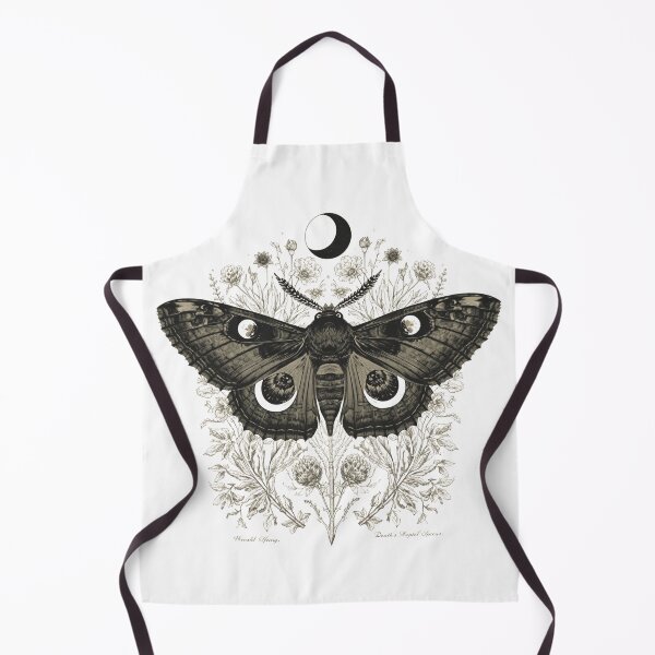 Item preview, Gothic Moth Antique Natural History designed and sold by ChicTrendz.