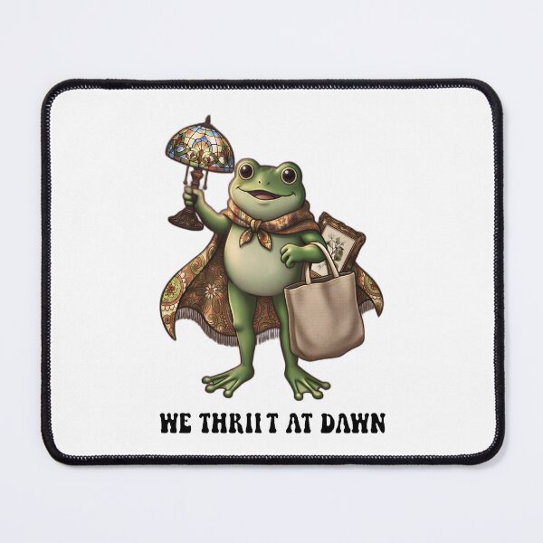 Item preview, We Thrift At Dawn Funny Frog Thrifting Vintage Collector designed and sold by gear-posters.