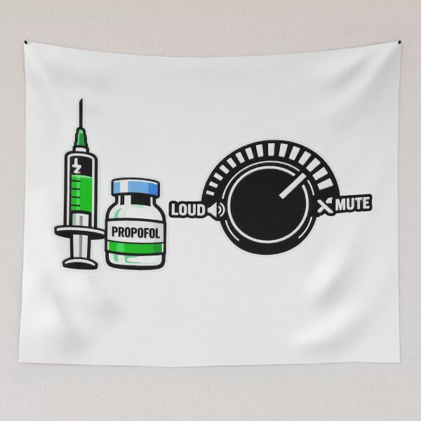 Item preview, Funny Anesthesia Tech Propofol Volume Control Dark Humor designed and sold by Timeless Junction.