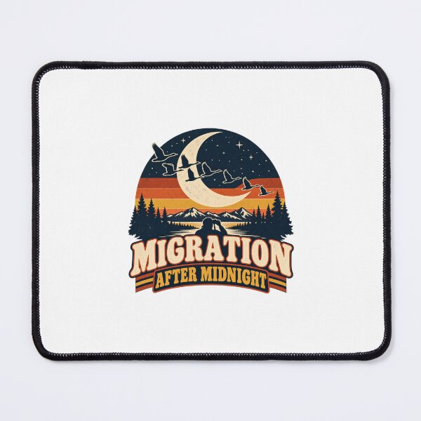 Item preview, Migration After Midnight Retro Birds designed and sold by AMICO77.