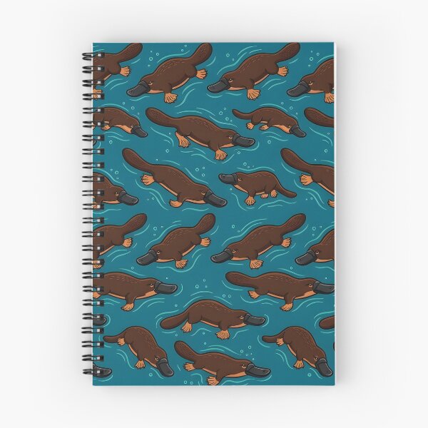 Item preview, Platypus – Repeating Australian Wildlife Pattern designed and sold by Helt-enkelt.
