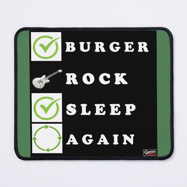 Item preview, Burger Rock Sleep Again ( repeat ) designed and sold by canvas.usuk.