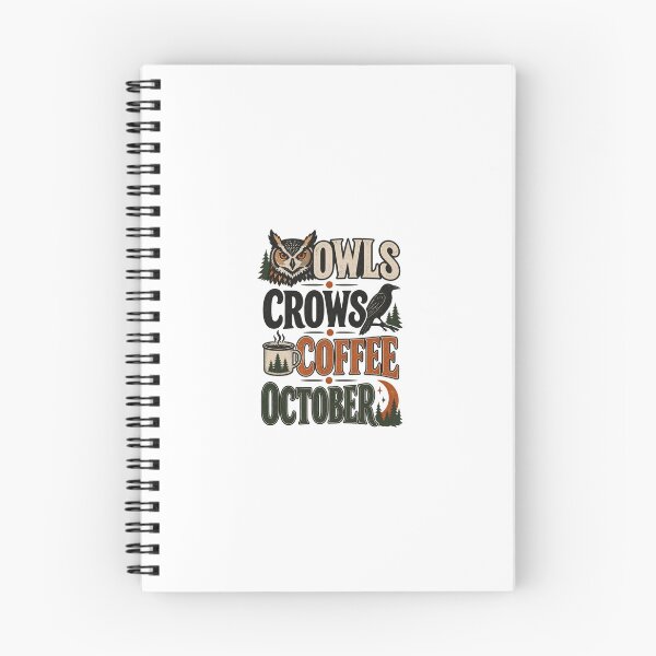 Item preview, Owls Crows Coffee October designed and sold by AMICO77.