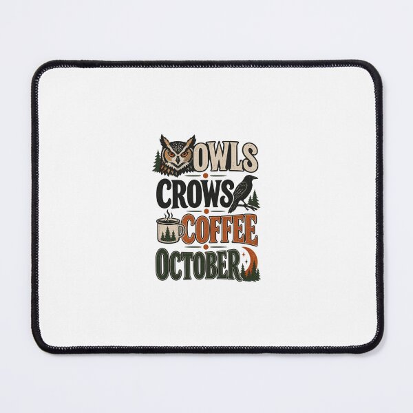Item preview, Owls Crows Coffee October designed and sold by AMICO77.