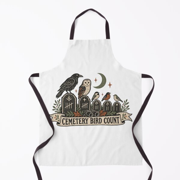 Item preview, Cemetery Bird Count Folk Art designed and sold by AMICO77.