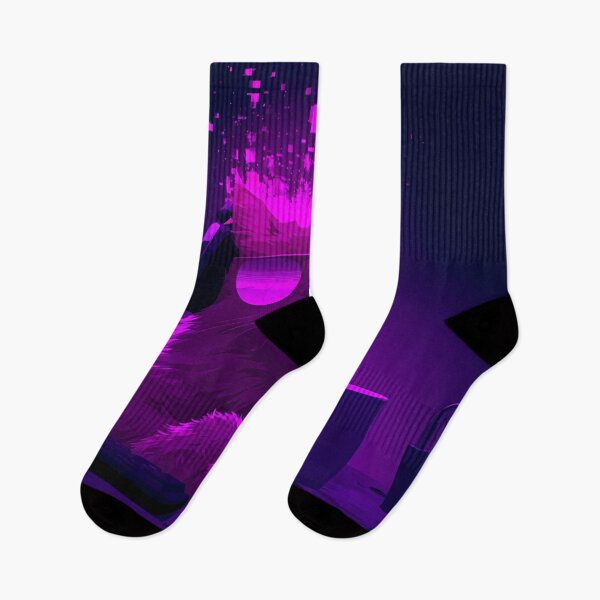 Item preview, Neon Synthwave Gamer Cat Art designed and sold by Lunat1kk.