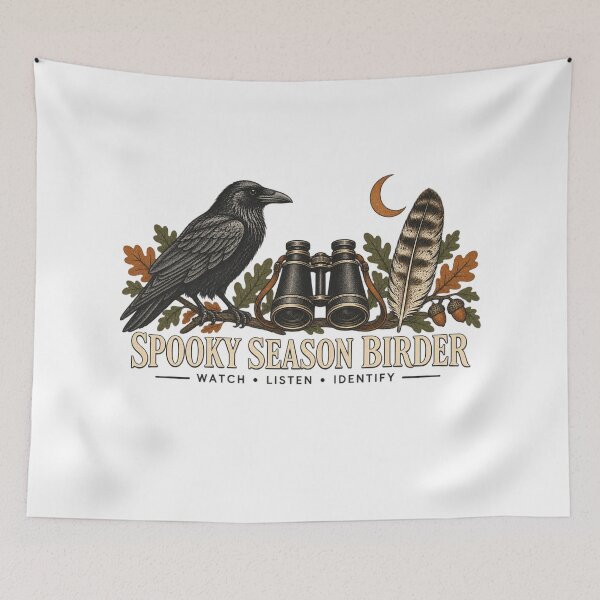 Item preview, Spooky Season Birder Field Icons designed and sold by AMICO77.