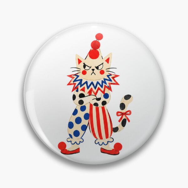 Artikelvorschau, Clownkatze. Clowncore. entworfen und verkauft von CoCoArt-Ua.