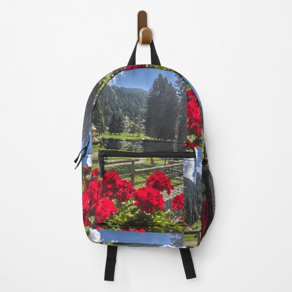 Item preview, Alpine Summer Bliss: Vibrant Flowers & Mountain Serenade designed and sold by NaturalChroma.