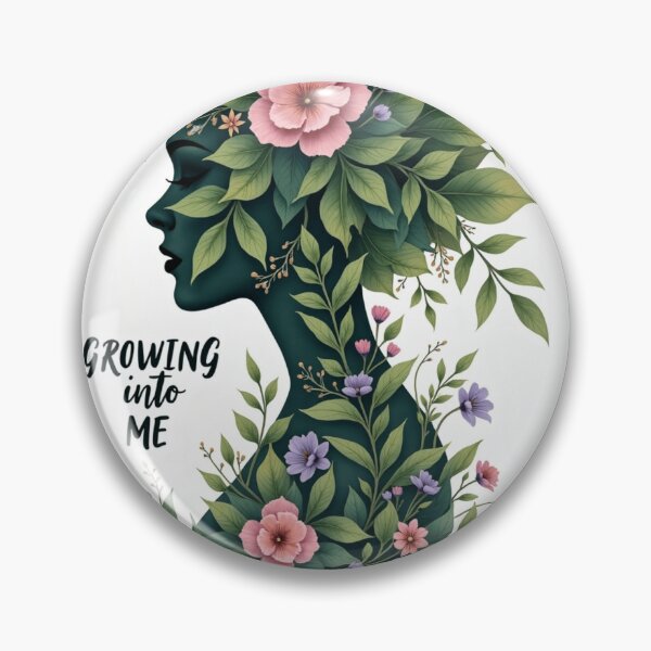 Item preview, Growing Into Me – Botanical Self Discovery designed and sold by PURPOSE RISE CO..