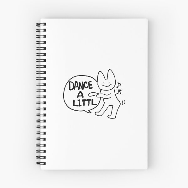 Item preview, Dancing Cat Sticker – Cute Kawaii Dance Kitty, Funny Cat Art, Meow Moments designed and sold by lazydayz16.