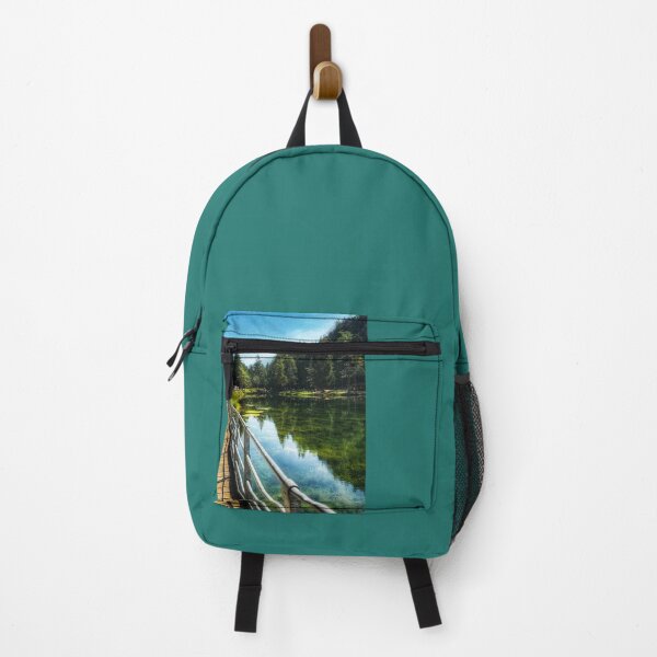 Item preview, The Emerald Mirror: Pristine Mountain Lake & Serene Forest Path designed and sold by NaturalChroma.