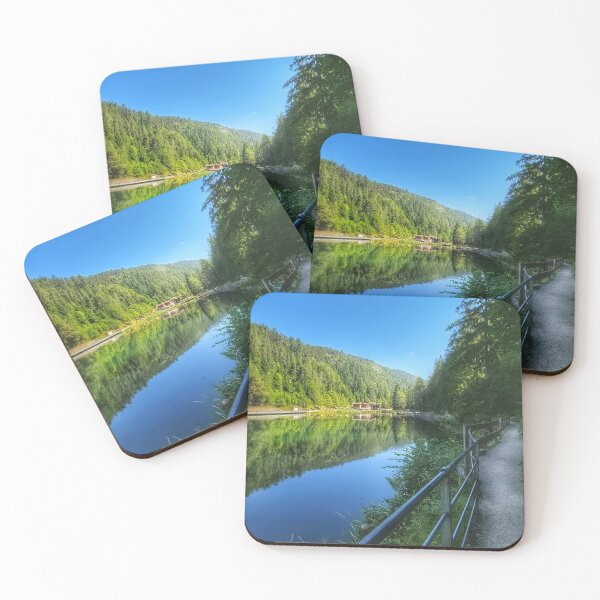 Item preview, Emerald Reflections: Path to Serenity in the Alpine Forest designed and sold by NaturalChroma.