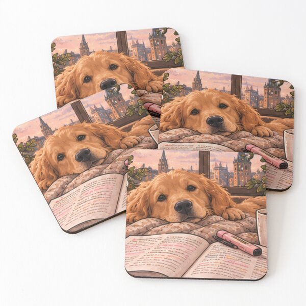 Item preview, Studying golden retriever designed and sold by anacdg.