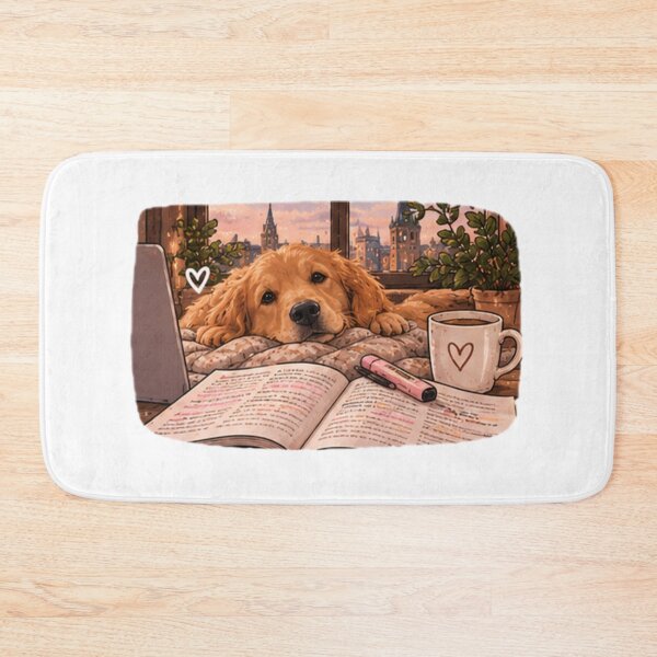 Item preview, Studying golden retriever designed and sold by anacdg.