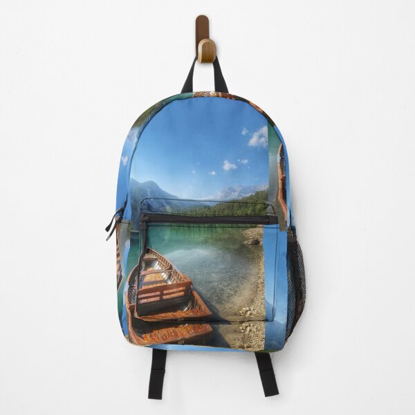 Item preview, Whispers of the Emerald Lake - Wooden Boat Solitude designed and sold by NaturalChroma.