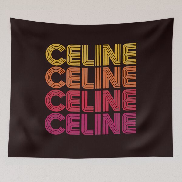 Item preview, Celine Vintage Retro Striped Typography Design designed and sold by ShopFanCreation.