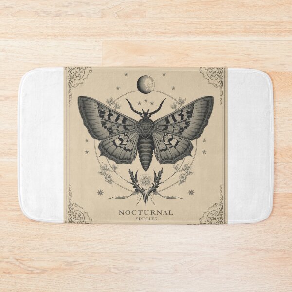 Item preview, Dark Academia Moth Natural History designed and sold by ChicTrendz.