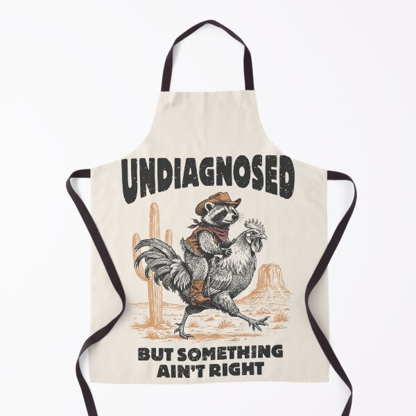 Item preview, Undiagnosed But Something Ain’t Right – Funny Mental Health Raccoon Meme designed and sold by legendaryskins.