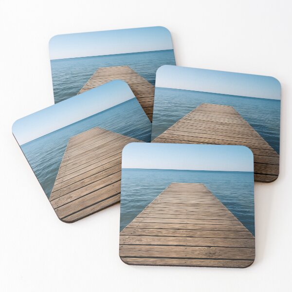 Item preview, Peaceful Wooden Pier Over Calm Water designed and sold by PandaTShirtShop.