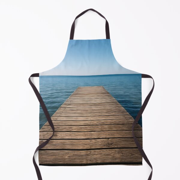Item preview, Peaceful Wooden Pier Over Calm Water designed and sold by PandaTShirtShop.