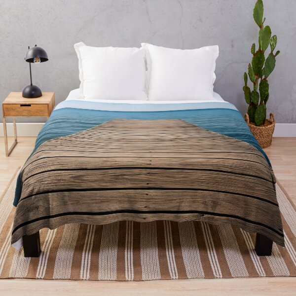 Item preview, Peaceful Wooden Pier Over Calm Water designed and sold by PandaTShirtShop.