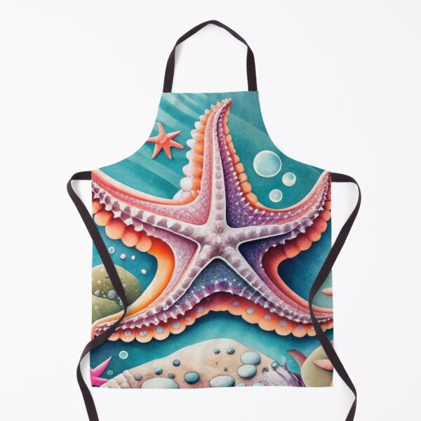 Item preview, Layered Starfish with Bubbles and Pebbles designed and sold by BeachWhisper.