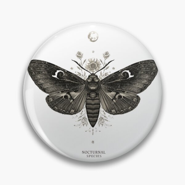 Item preview, Victorian Moth Scientific Illustration designed and sold by ChicTrendz.