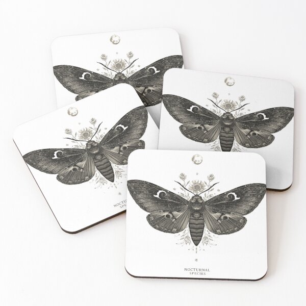 Item preview, Victorian Moth Scientific Illustration designed and sold by ChicTrendz.