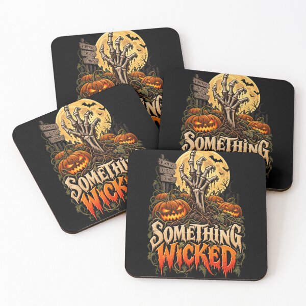 Item preview, Something Wicked – Spooky Skeleton Hand Pumpkin Patch Halloween Design designed and sold by RockitBaby.