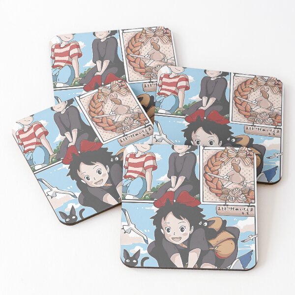 Item preview, Cute art girl [[kiki's]] and -%[ghiblis]%- boy fly aways designed and sold by renzuraart.