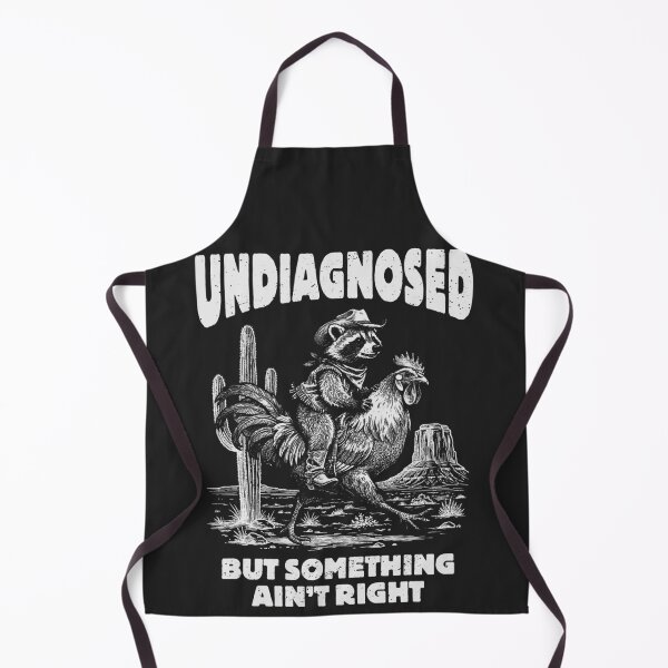 Item preview, Undiagnosed But Something Ain’t Right – Funny Mental Health Raccoon Meme designed and sold by legendaryskins.