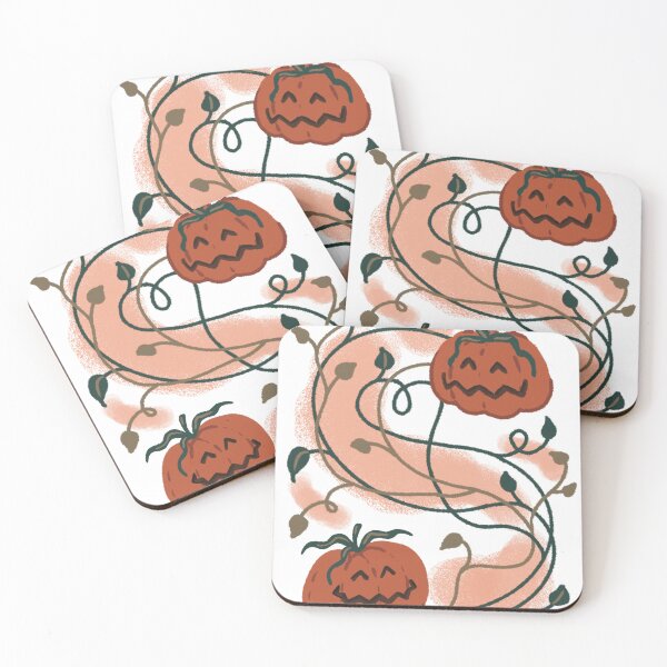 Item preview, Smiling Halloween Carved Pumpkins designed and sold by DanuskaArt.
