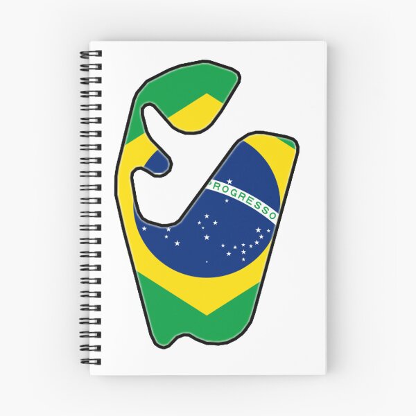 Item preview, Interlagos racetrack with the national flag designed and sold by p-Phictures4.