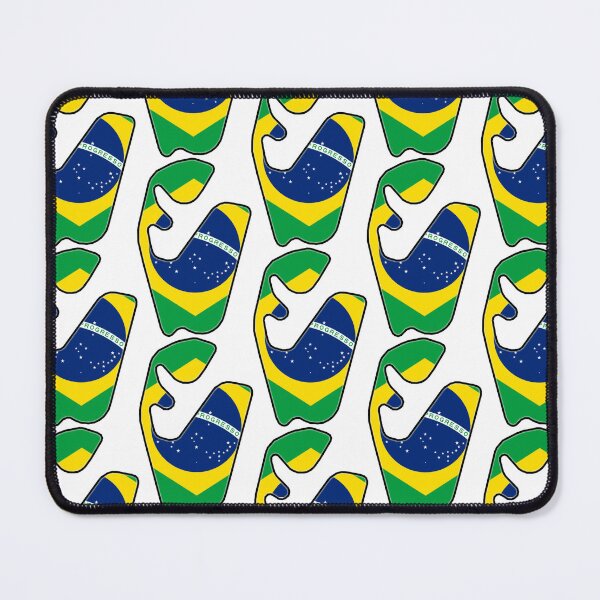 Item preview, Interlagos racetrack with the national flag designed and sold by p-Phictures4.