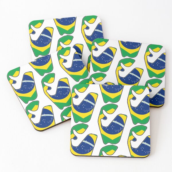 Item preview, Interlagos racetrack with the national flag designed and sold by p-Phictures4.