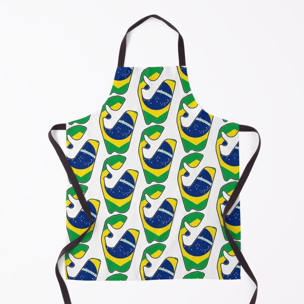 Item preview, Interlagos racetrack with the national flag designed and sold by p-Phictures4.