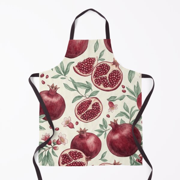 Item preview, Watercolor Pomegranate Botanical Pattern designed and sold by SassyArtistry.