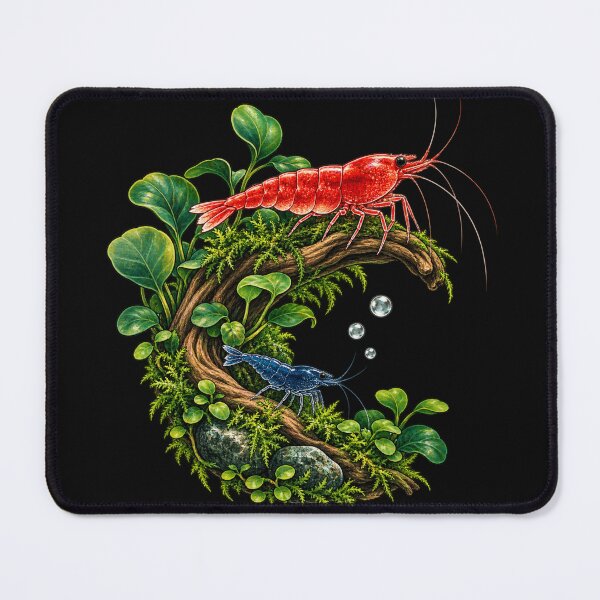 Item preview, Cherry and Blue Shrimp in a Mossy Planted Aquascape designed and sold by lbenoraib.