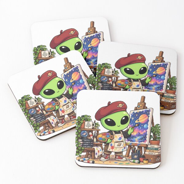 Item preview, Alien Artist | Creative Space Painter designed and sold by fedetrev.