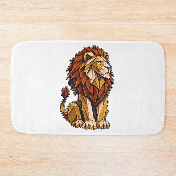 Item preview, Origami Lion Geometric Paper Art designed and sold by EvergreenPark - Tee Studio.