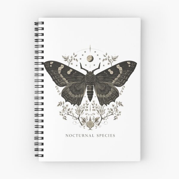Item preview, Antique Moth Botanical Engraving designed and sold by ChicTrendz.