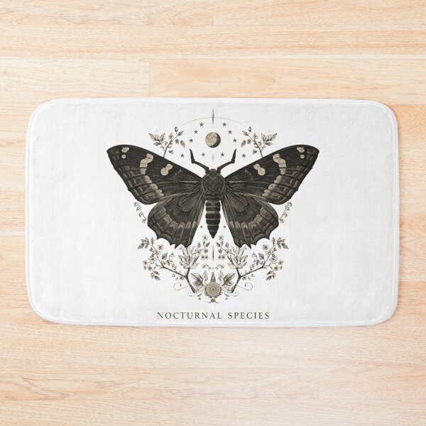 Item preview, Antique Moth Botanical Engraving designed and sold by ChicTrendz.