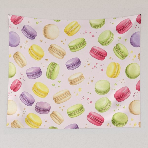 Item preview, Watercolor Pastel Macaron Pattern designed and sold by SassyArtistry.