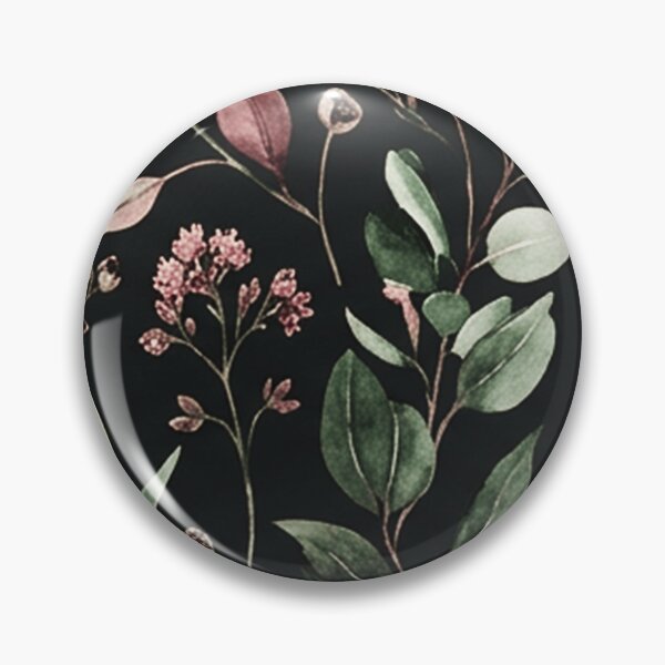 Item preview, Dark Eucalyptus Botanical Berry Pattern designed and sold by SassyArtistry.