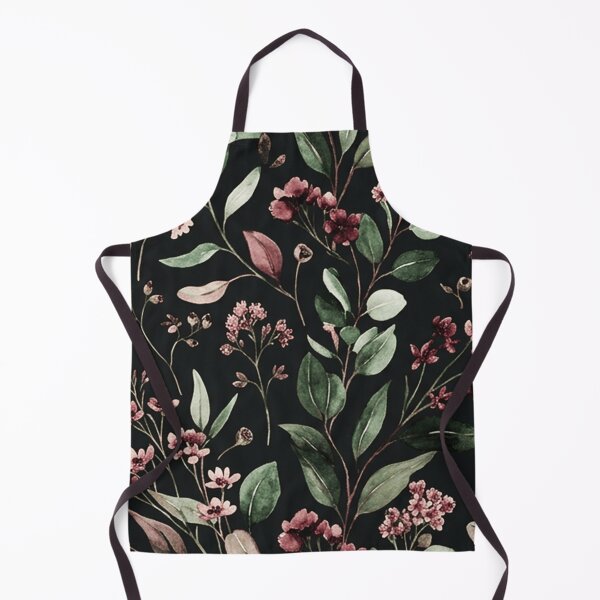 Item preview, Dark Eucalyptus Botanical Berry Pattern designed and sold by SassyArtistry.