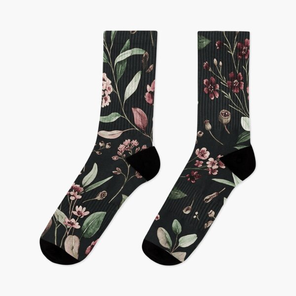 Item preview, Dark Eucalyptus Botanical Berry Pattern designed and sold by SassyArtistry.