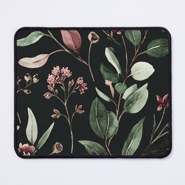 Item preview, Dark Eucalyptus Botanical Berry Pattern designed and sold by SassyArtistry.