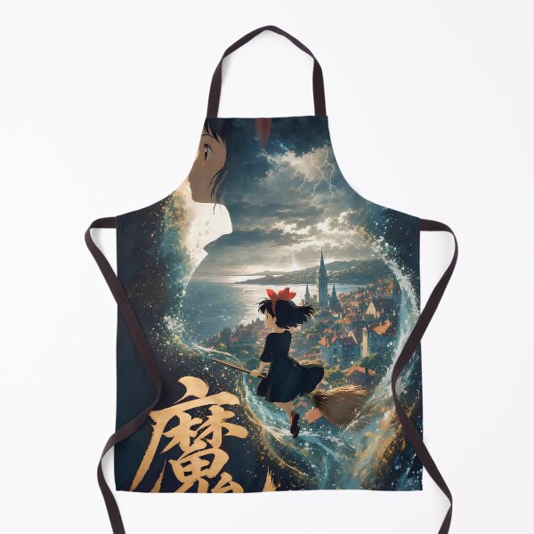 Item preview, art journey girl [[kiki's]] go -%[ghiblis]%- flying aways adventure designed and sold by renzuraart.
